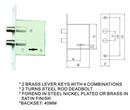 Series Argentine Lock